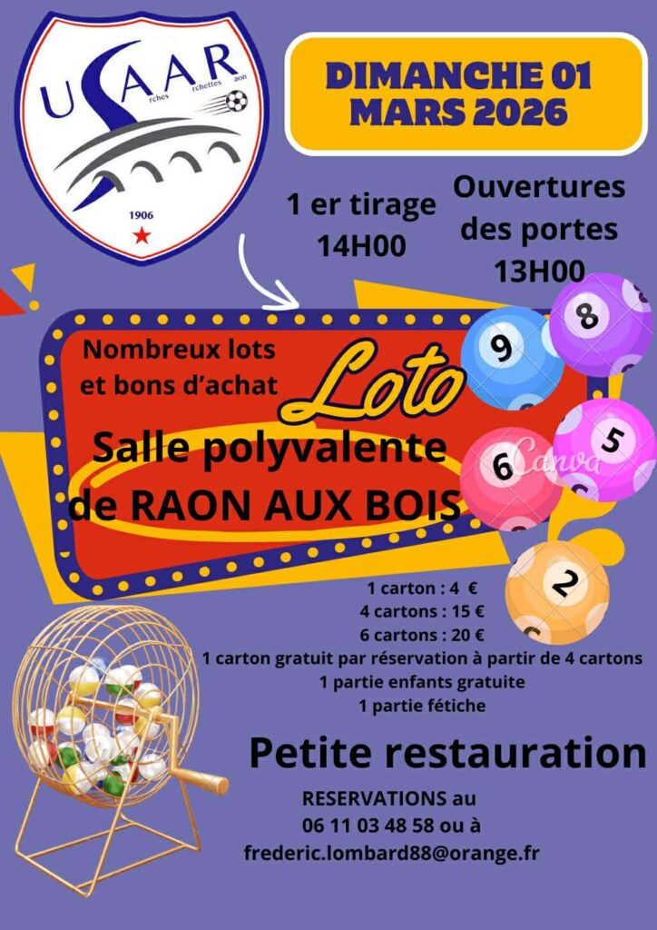 LOTO à RAON AUX BOIS